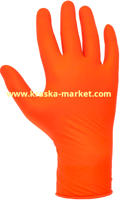 Перчатки нитриловые оранжевые для малярных работ. Размер: S. Упаковка: 100 шт. Состав: 100% нитрил. Торговая марка: JetaPro.