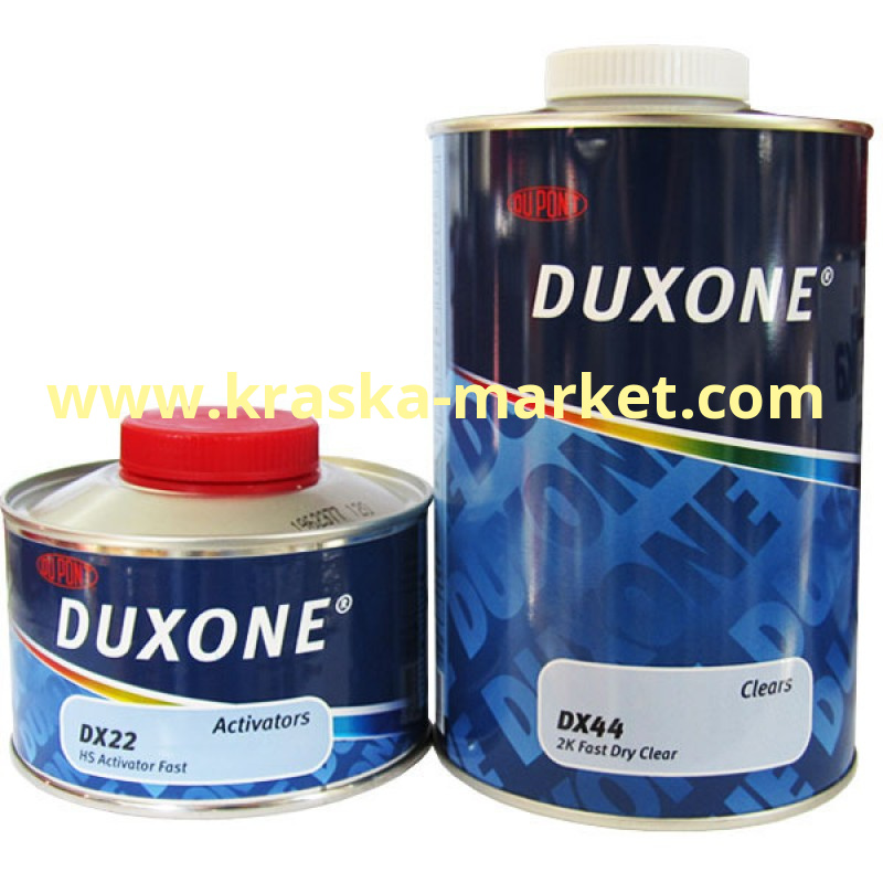 Лак акриловый быстросохнущий  DX44. Объем(м3): 1,0л+0,25л. Бренд: Duxone.