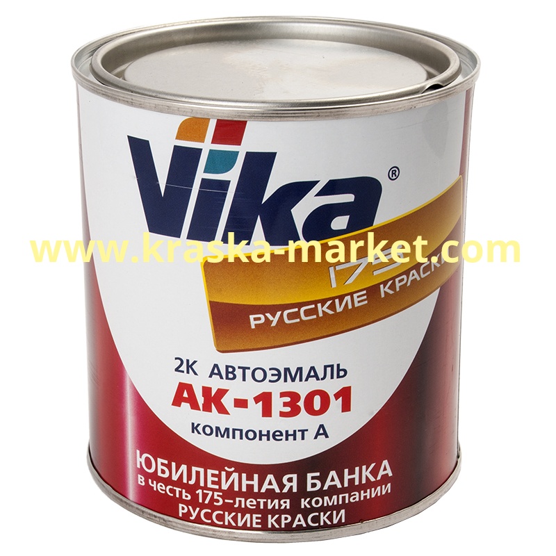 Акриловая автоэмаль АК -1301, цвет: RAL 5015.  Упаковка: 0,85кг. Торговая марка: Вика.