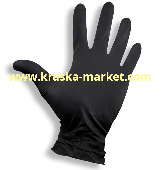 Перчатки нитриловые черные для малярных работ. Размер: M. Упаковка: 100 шт. Состав: 100% нитрил. Торговая марка: JetaPro.