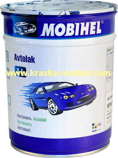 Алкидная автоэмаль. Цвет: № 202 белая. Объем(м3): 1,0кг. Производитель: Mobihel.